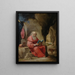 Saint Jerome - Circle of David Teniers — framed artwork on a wall