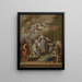 Saint Elizabeth of Portugal distributing alms - Circle of Francesco Pittoni — framed artwork on a wall