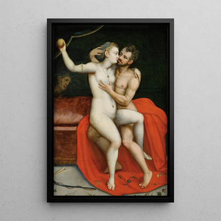 Reproduction of the painting Mars and Venus - Circle of Frans Floris