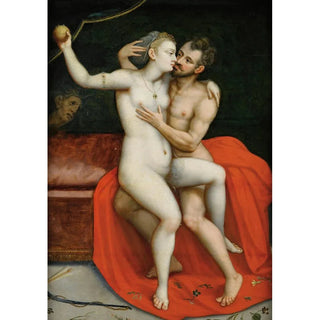 Reproduction of the painting Mars and Venus - Circle of Frans Floris