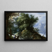 Forest scene with hunters - Circle of Gillis van Coninxloo — framed artwork on a wall