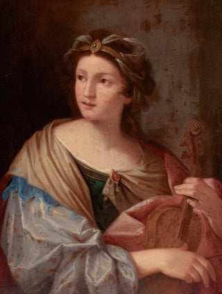 Woman with Violin - Circle of Giovanni Andrea Sirani — artwork view