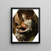 Allegory of Astronomy Urania - Circle of Jacques Bellange — framed artwork on a wall