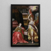 L'Annunciation - Circle of Maerten de Vos — framed artwork on a wall