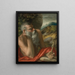 Saint Jerome Painting - Circle of Parmigianino — framed artwork on a wall