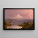 Mount Hood, Oregon - Sanford Robinson Gifford Circle — framed artwork on a wall