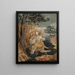 Couple in Love - Urs Graf Circle — framed artwork on a wall
