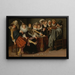 Musical Company in an Interior - Circle of Willem Pietersz Buytewech — framed artwork on a wall