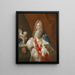 Portrait of Antoine Nompar de Caumont Duke of Lauzun - Cercle d'Alexis-Simon Belle — framed artwork on a wall
