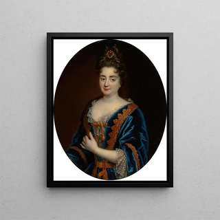 a lady's portrait - Circle of Arnold Boonen — framed artwork on a wall