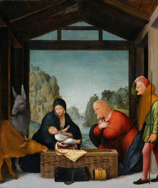 L'Adoration des bergers - Cercle de Bartolommeo Suardi — artwork view