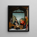L'Adoration des bergers - Cercle de Bartolommeo Suardi — framed artwork on a wall