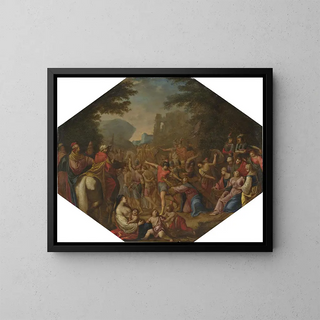 Route du Calvaire - Cercle de Claude Druet — framed artwork on a wall