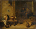 Interior tavern painting with peasants eating in the background - Circle of David Teniers the Younger — artwork view