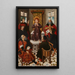 Reproduction of the painting Jesus among the Doctors - Circle of Diego de la Cruz