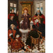 Reproduction of the painting Jesus among the Doctors - Circle of Diego de la Cruz