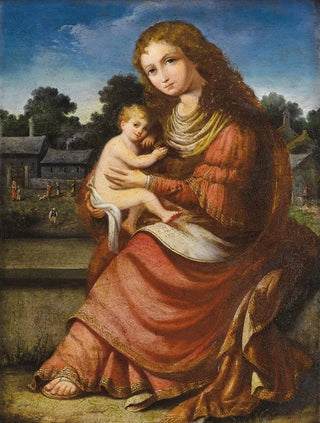 Virgin and Child - Circle of Domenichino — artwork view