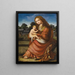 Virgin and Child - Circle of Domenichino — framed artwork on a wall