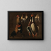 Bird Still Life Painting - Evaristo Baschenis Circle — framed artwork on a wall