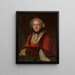 Portrait of Marie Leczinska, Queen of France - Circle of François Hubert Drouais — framed artwork on a wall
