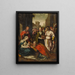 Adoration of the Magi - Circle of Frans Francken the Younger — framed artwork on a wall