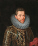 Portrait painting of Archduke Albert of Austria 1559-1621 in armor - Circle of Frans Pourbus II — artwork view