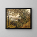 View of the unregulated Danube from Bisamberg - Circle of Friedrich Gauermann — framed artwork on a wall