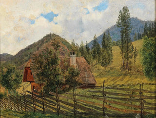 Scene at Mrzsteg - Friedrich Gauermann Circle — artwork view