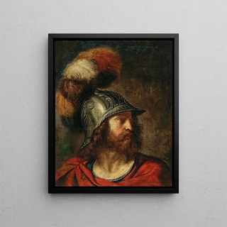 Mars Painting - Giovanni Francesco Barbieri's Circle — framed artwork on a wall