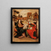The Virgin and Child with Saint Anne - Circle of Hendrick de Clerck — framed artwork on a wall