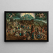 La table de Cébès - Cercle de Hendrik Goltzius — framed artwork on a wall