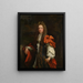 Portrait of a man, perhaps Roger Mainwaring de Kermincham - Circle of Henri Gascar — framed artwork on a wall
