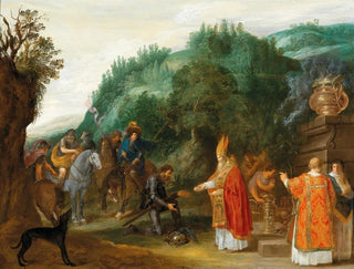 Abraham and Melchizedek - Circle of Jacob Symonsz Pynas — artwork view