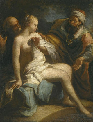 Susannah et les anciens - Cercle de Jacopo Amigoni — artwork view
