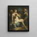 Susannah et les anciens - Cercle de Jacopo Amigoni — framed artwork on a wall