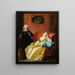 a young woman sleeping - Circle of Jean-Baptiste Pater — framed artwork on a wall