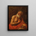 The Penitent Saint Jerome - Circle of Johann Carl Loth — framed artwork on a wall