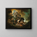 The Conversion of Saul - Circle of Johann Heiss — framed artwork on a wall
