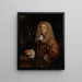 Gentleman with Watch - Circle of John Michael Wright — framed artwork on a wall