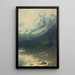 Alpine landscape - Joseph Mallord William Turner Circle — framed artwork on a wall
