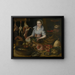 La Femme de ménage dans la cuisine - Cercle de Lucas van Valckenborch — framed artwork on a wall