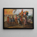 The Cycle of the Ups and Downs of Human Affairs - Circle of Maarten van Heemskerck — framed artwork on a wall