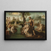 The Baptism of Christ - Circle of Maarten van Heemskerck — framed artwork on a wall