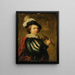 Player of the Flute - Marguerite Gérard's Circle — framed artwork on a wall