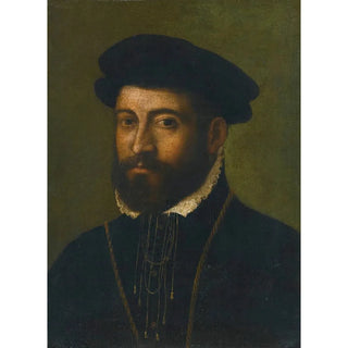 Portrait of a bearded man - Circle of Niccolò dell'Abate — artwork view