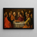 The Last Supper - Circle of Pablo de Céspedes — framed artwork on a wall