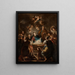 L'Adoration des bergers - Cercle de Paolo de Matteis — framed artwork on a wall