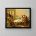 Aeneas recounting the misfortunes of Troy to Dido - Circle of Pierre-Narcisse Guérin — framed artwork on a wall