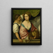 Judith with the head of Holofernes - Circle of Pordenone — framed artwork on a wall