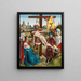 The Descent from the Cross - Circle of Rogier van der Weyden — framed artwork on a wall